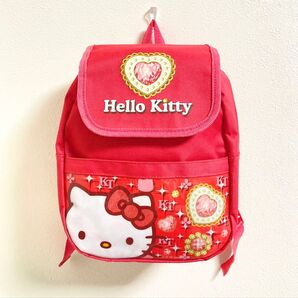 '76,'06, SANRIO Hello Kitty ハローキティ リュックサック 赤 幼児向け(2〜5歳位) 中古品