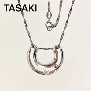 TASAKI 本真珠 K14 silver925 ネックレス 刻印あり 希少デザイン 中古品 シルバー ゴールド ペンダント