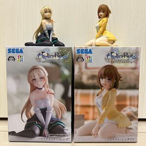 【2体セット】SEGA ちょこのせプレミアムフィギュア ライザのアトリエ ライザ&クラウディア