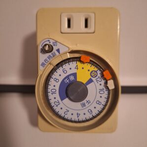 ①コンセント タイマー 日本製 ナショナル TE334P