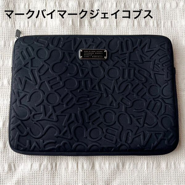 マークバイマークジェイコブス PCケース パソコン 黒 Marc by Marc Jacobs レア ブラック系