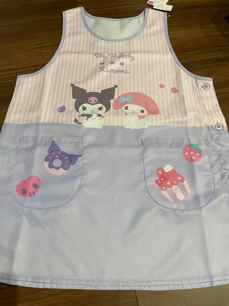 マイメロ 保育士 エプロン M-L 大人用 介護士 幼稚園 新品タグ付き