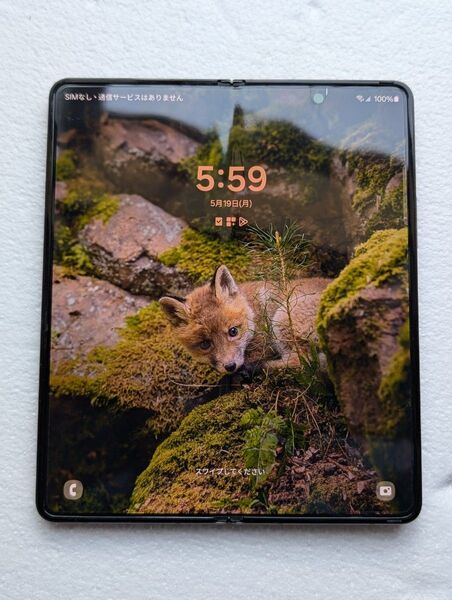 SAMSUNG Galaxy Z Fold 4 256GB T-Mobile Simフリー Phantom Black