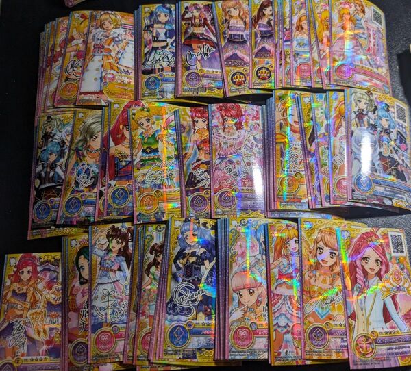アイカツ 高レア100種 まとめ売り 被りなし ネーム無し マイキャラ無し スターズ フレンズ オンパレード