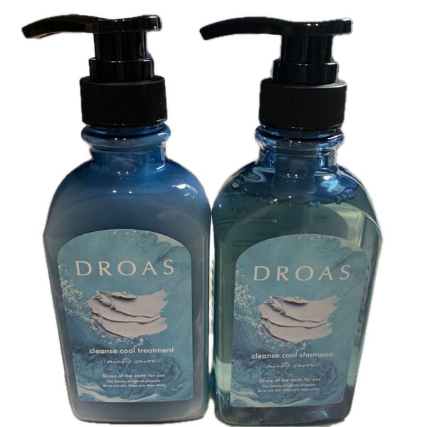 DROAS クレンズクールシャンプー&トリートメント ミントサボン セット ドロアス 清涼感のあるミンティーサボンの香り