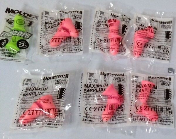 耳栓 HOWARDLEIGHT 7個セット MAX-1 MOLDEX