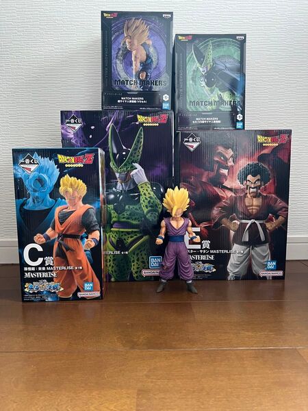 ドラゴンボール 一番くじ フィギュア まとめ売り パーフェクトセル ミスターサタン 未来悟飯 マッチメーカーズ 6体セット