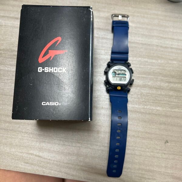 CASIO G-SHOCK 腕時計 ネイビー メンズ デジタル ジャンク品