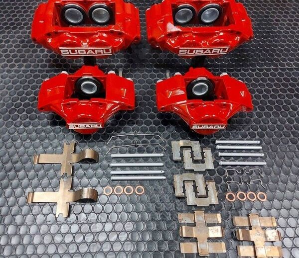 O/H済品 塗装色&ロゴ選択可能 スバルキャリパー1台分 86/BRZ(ZN6,8 /ZC6,8)流用等 オリジナルラベルも作製可