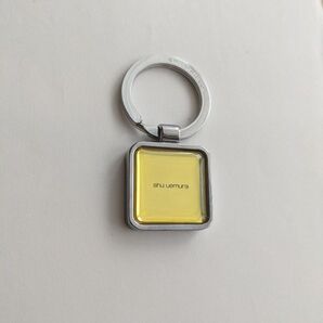 shuuemura シュウウエムラ イエロー キーホルダー キーリング