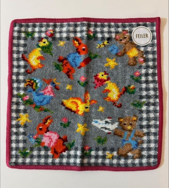 フェイラー FEILER 新品 JAL限定 テディメイト タオルハンカチ