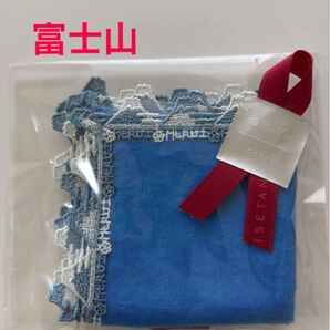 近沢レース 新品 和レース 富士山 タオルハンカチ 近沢レース店