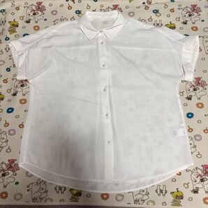 GU★ドレープシャツ(半袖) Lサイズ