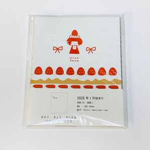 新品未開封☆mizutamaさん 手帳 2025 記す手帳 ケーキ柄 スケジュール帳