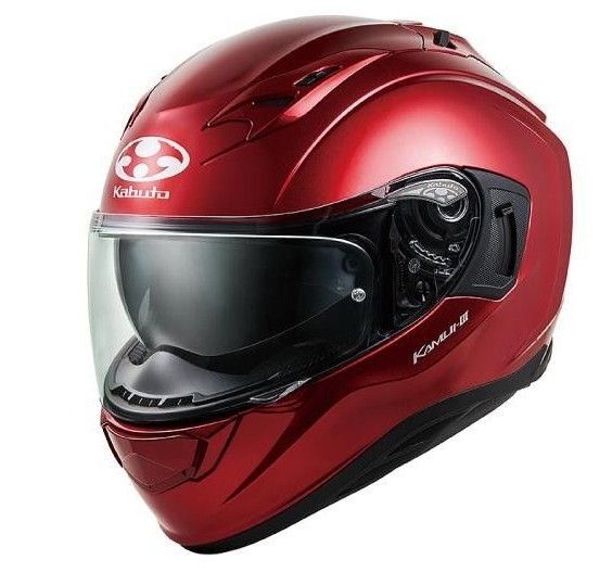 オージーケーカブト(OGK KABUTO)バイクヘルメット フルフェイス KAMUI3シャイニーレッドLサイズ