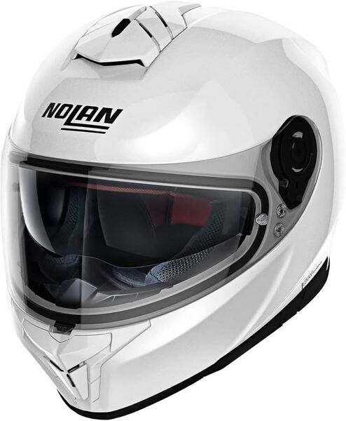NOLAN(ノーラン)バイク用 フルフェイス N80-8 ソリッド(メタルホワイト/5) Mサイズ(57-58cm) 28987