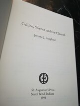 Galileo, Science and the Church 英語　ハードカバー　洋書　ガリレオ　科学と教会　Jerome J. Langford_画像6