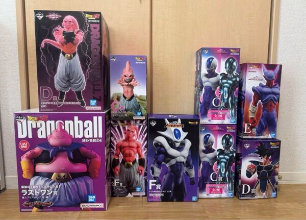 ドラゴンボールフィギュア まとめ売り 魔神ブウ ラストワン 純粋 クウラ最終形態 メタルクウラ ジャネンバ ターレス等