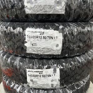 25年製!送料込み!145/80R12 80/78NヨコハマタイヤGEOLANDAR KT Y828C 4本 新品
