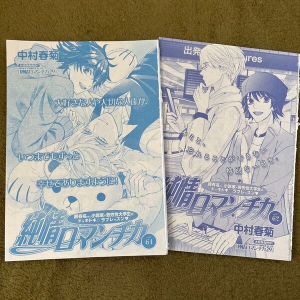純情ロマンチカ 中村春菊 act61 act62 エメラルド切り売り BL