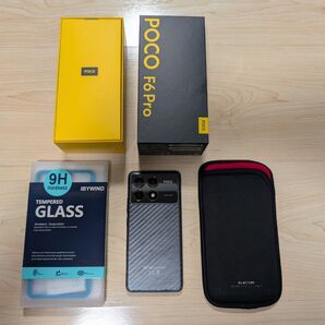 超美品 POCO F6 pro 12GB RAM 256GB ブラック 国内版