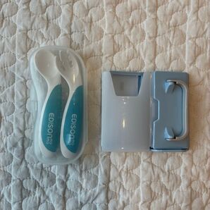 エジソンママ ベビーカトラリー ケース付き紙パックジュースケース