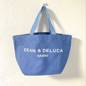 DEAN&DELUCA トートバッグ Sサイズ ブルー 青 小さめ ハワイ