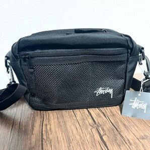 STUSSY ステューシー ショルダーバッグ 黒 ブラック シンプル 内ポケット