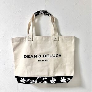 DEAN&DELUCA トートバッグ 大容量 アイボリー ハワイ Hawaii
