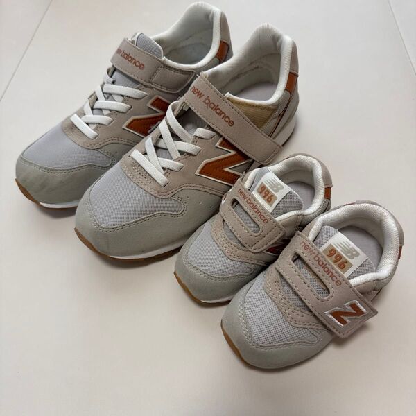 New Balance 996 スニーカーセット 親子 お揃い24cm 13cm