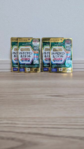 DHC パーフェクトサプリ マルチビタミン&ミネラル 20日分 4袋