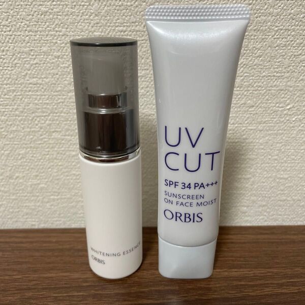 オルビス ホワイトニングエッセンス28ml/UVカットサンスクリーンオンフェイスモイスト 日焼け止めクリーム しっとりタイプ35g