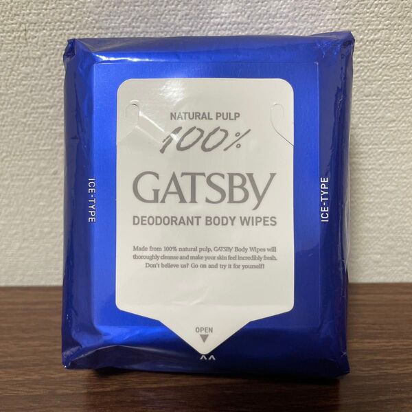 GATSBY(ギャツビー)アイスデオドラントボディペーパー 天然パルプ100% 30枚入り未使用
