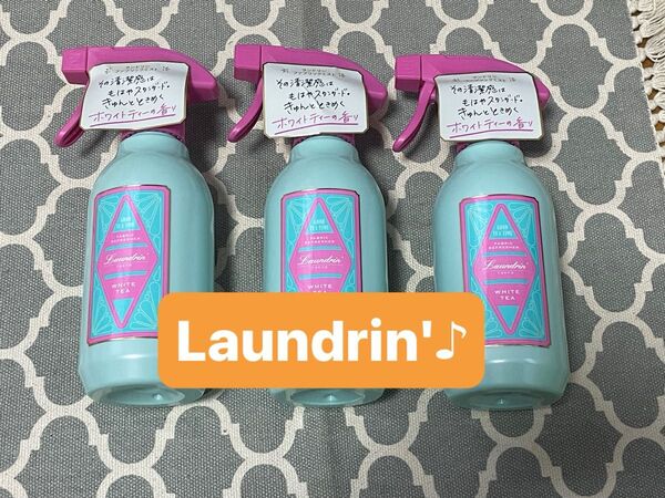 Laundrin' ランドリン グッドティータイム ホワイトティーの香り ファブリックミスト 本体 300ml 3本セット