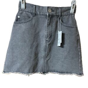 【イング】タグ付き 新品 未使用 マイクロミニ デニム スカート グレー F
