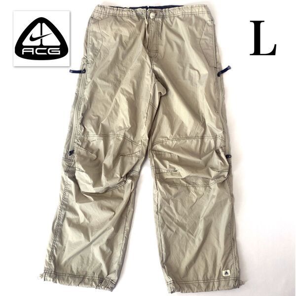 NIKE ACG nylon pants パラシュートパンツ ボトムス バギーパンツ ワイドパンツ 立体裁断 テックパンツ