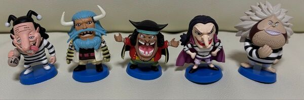 ワンピース アニキャラヒーローズ黒ひげ海賊団 インペルダウンパージョン 5体