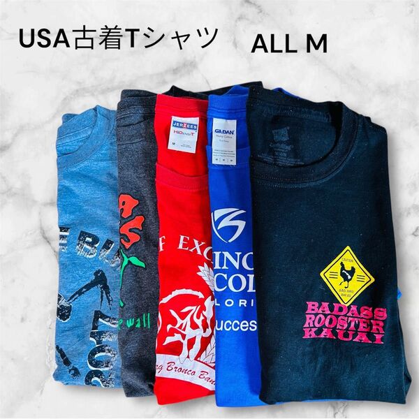 USA古着 Tシャツ 5枚セット ALL M