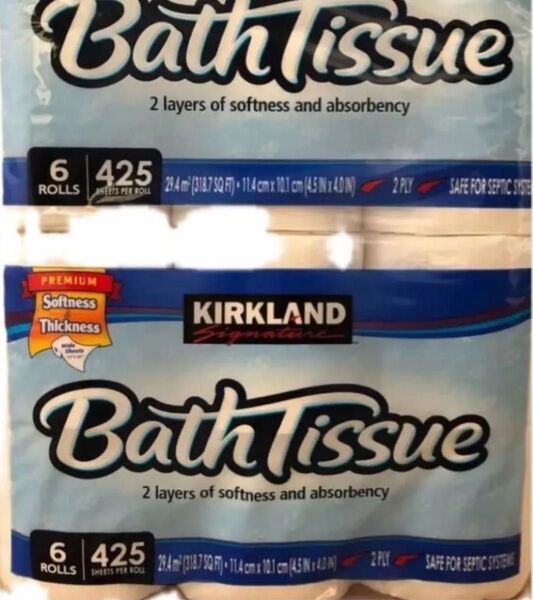 カークランド トイレットペーパー コストコ 12ロール