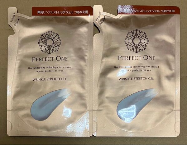 パーフェクトワン リンクルストレッチジェル 50g 2袋セット 詰替 詰め替え 新日本製薬