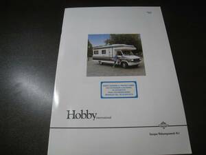 ★C2709 海外カタログ独語 ホビー・インターナショナル キャンピングカー 1990