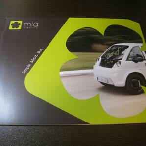 ★C3563 海外カタログ独語 mia electric 電気自動車 mia 2011の画像1