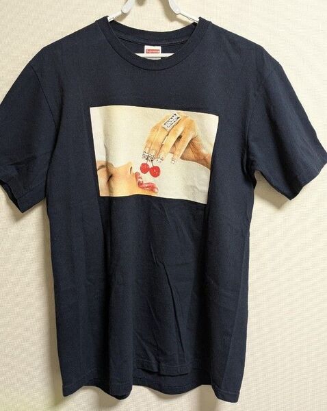 supreme cherries tee シュプリーム チェリー Tシャツ ネイビー