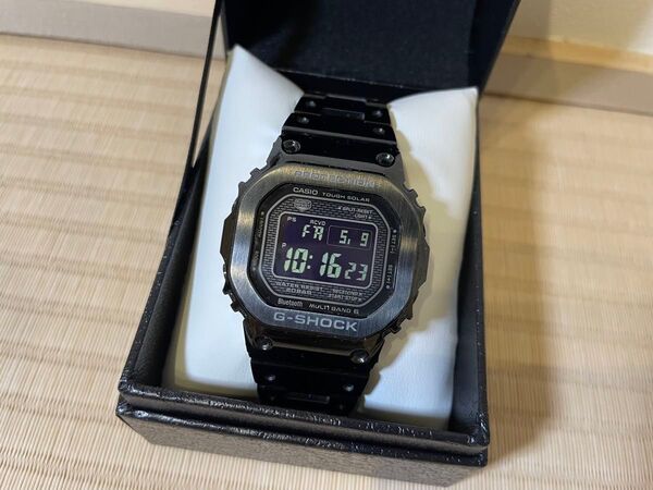 GMW-B5000GD-1JF G-SHOCK フルメタル ブラック 電波ソーラー 腕時計 CASIO