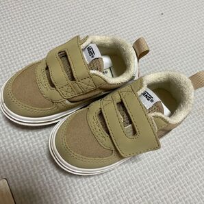 スニーカー シューズ ベージュ VANS ファーストシューズ ヴァンズ