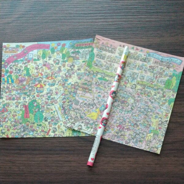 サンリオ レトロ るるる学園 セット 鉛筆 メモ帳 昭和