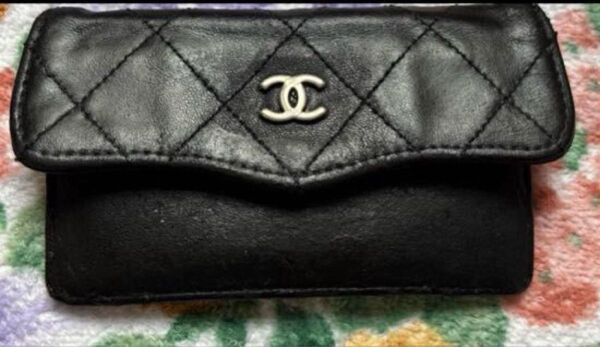 Chanel シャネルマトラッセ レザー コインケース 小銭入れ