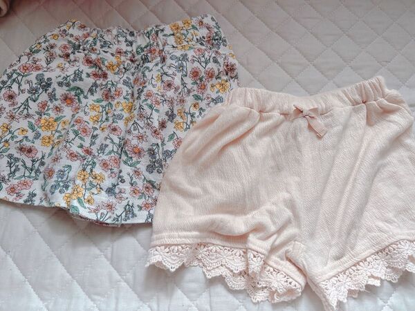 ブランシェス 花柄ショートパンツ セット 100センチ