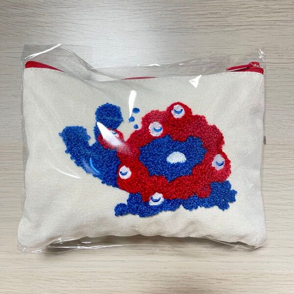 ミャクミャク ポーチ 刺繍 大阪万博 関西万博 公式グッズ ポーチ入りスナック