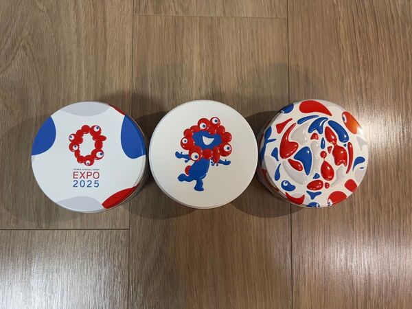 ミャクミャクお菓子缶(中身無し) EXPO2025大阪関西万博公式グッズ